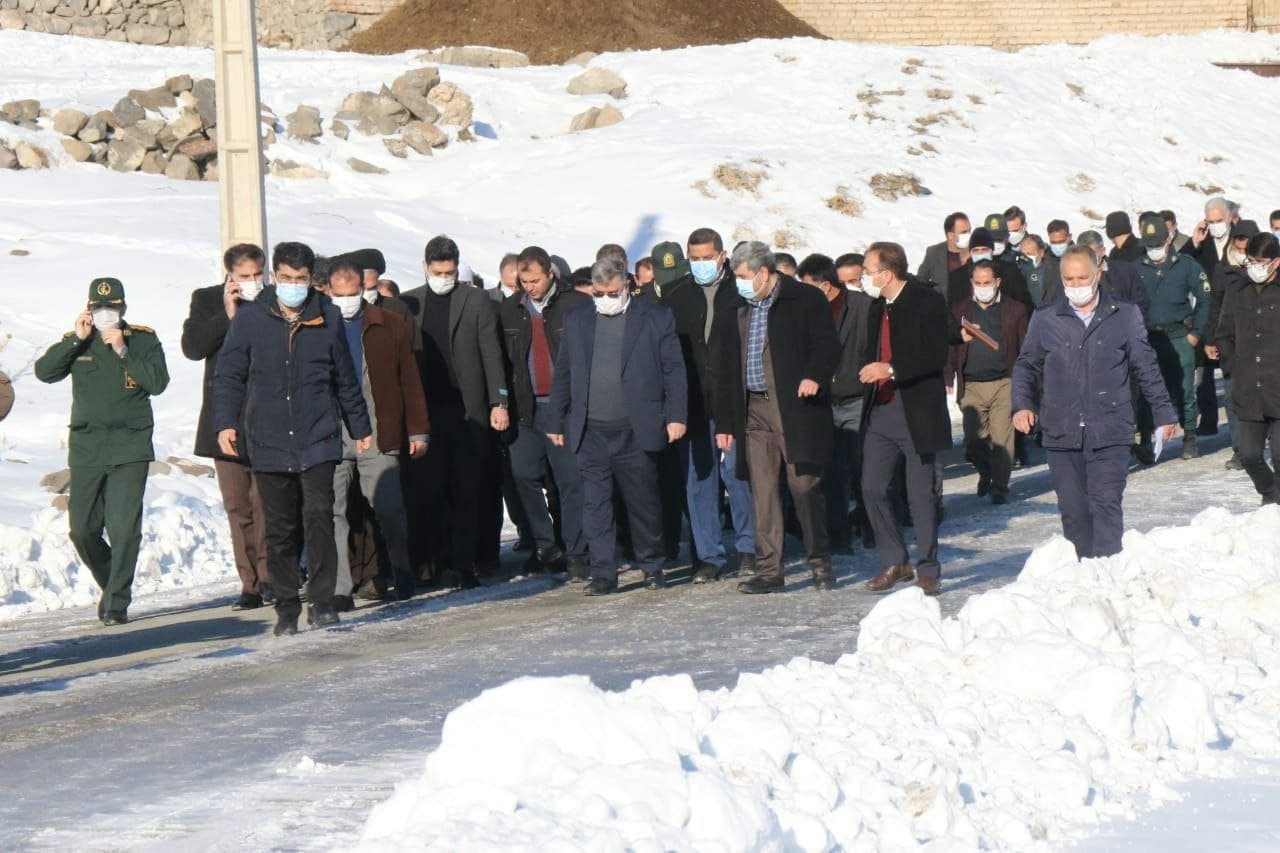 حضور استاندار آذربایجان غربی در جمع مردم روستای چهریق علیا