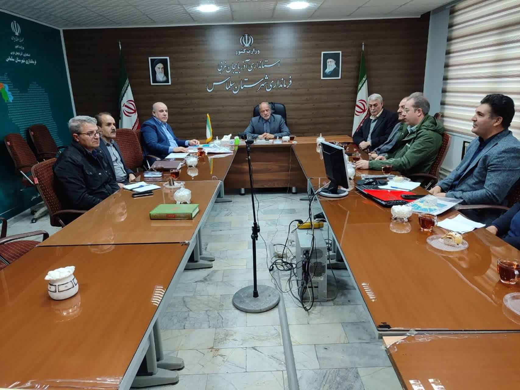 برگزاری جلسه هیئت نظارت شوراهای اسلامی شهرستان سلماس با حضور نماینده مردم سلماس