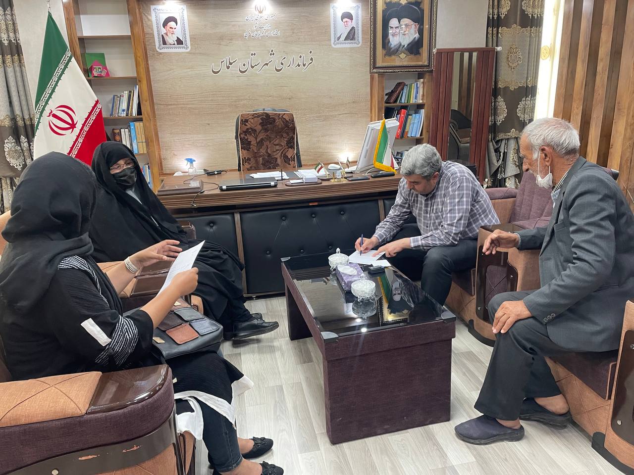 دیدار و ملاقات عمومی سرپرست فرمانداری شهرستان سلماس