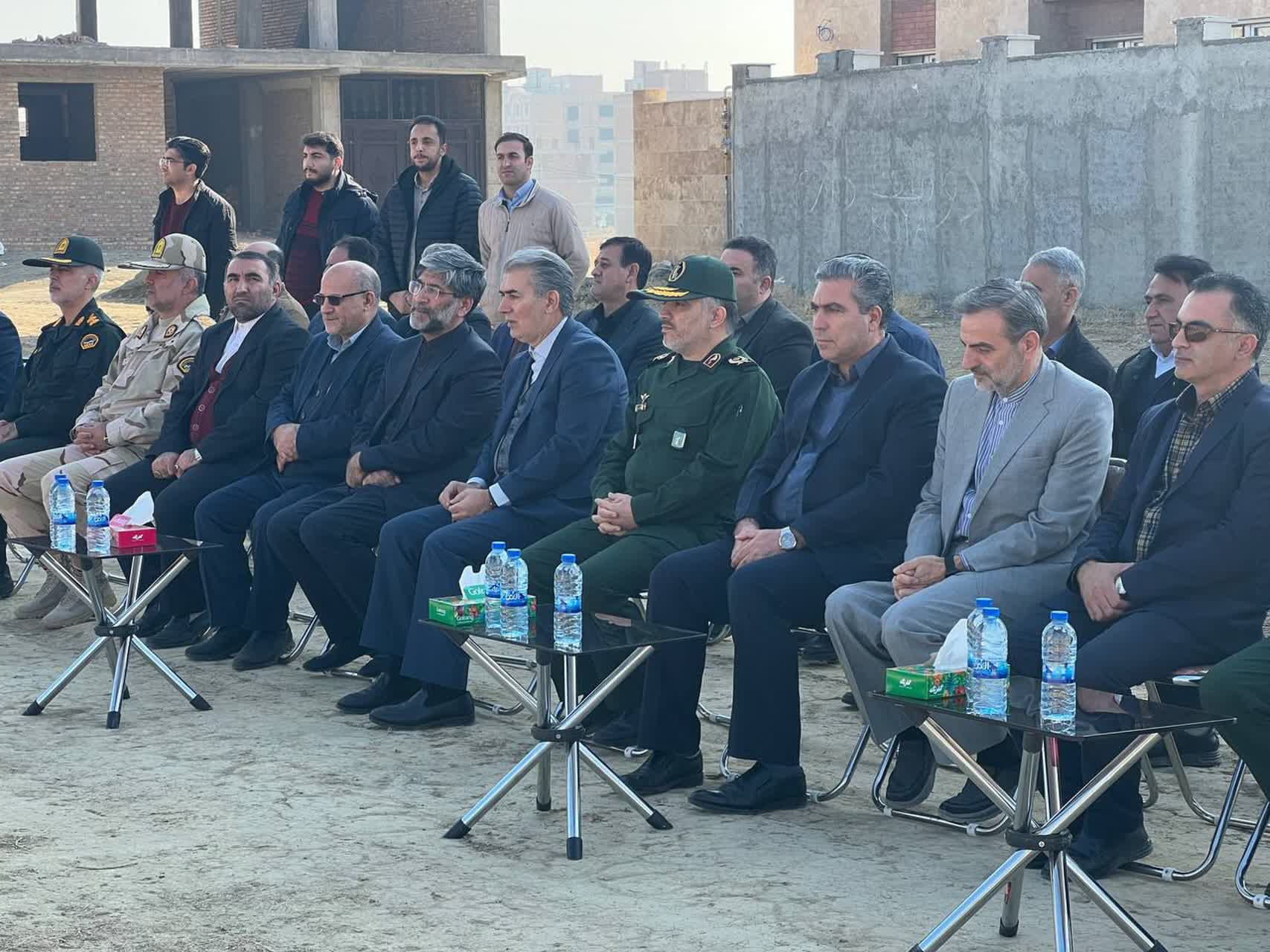 آیین کلنگ‌زنی ساختمان جدید دادسرای عمومی و انقلاب سلماس برگزار شد