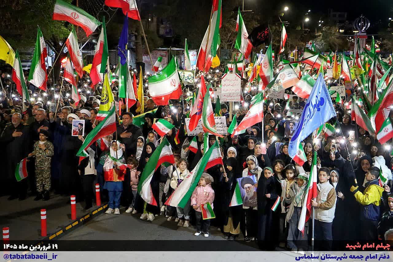 برگزاری مراسم  چهلم رهبر شهید انقلاب در شهرستان سلماس