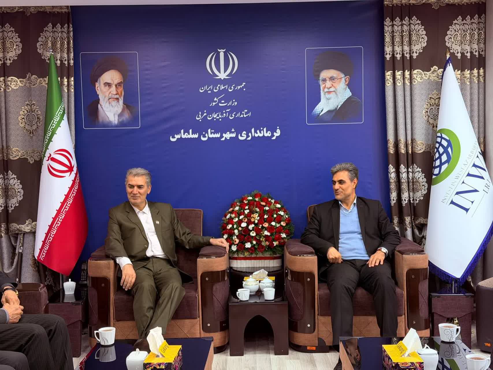 🔹️دیدار رئیس دانشگاه آزاد اسلامی آذربایجان‌غربی با فرماندار سلماس