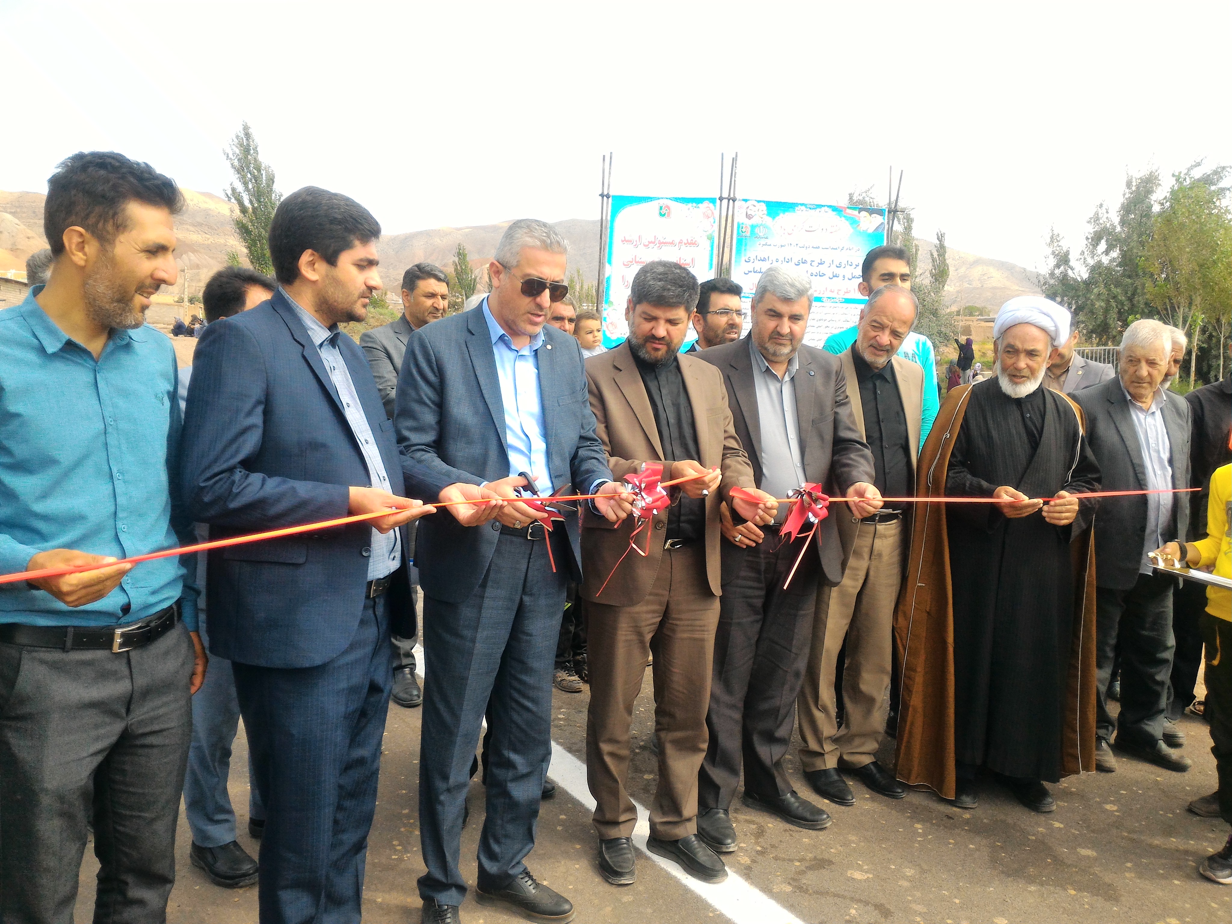 بهره برداری از آسفالت مسیر روستای چوپانلو شهرستان سلماس