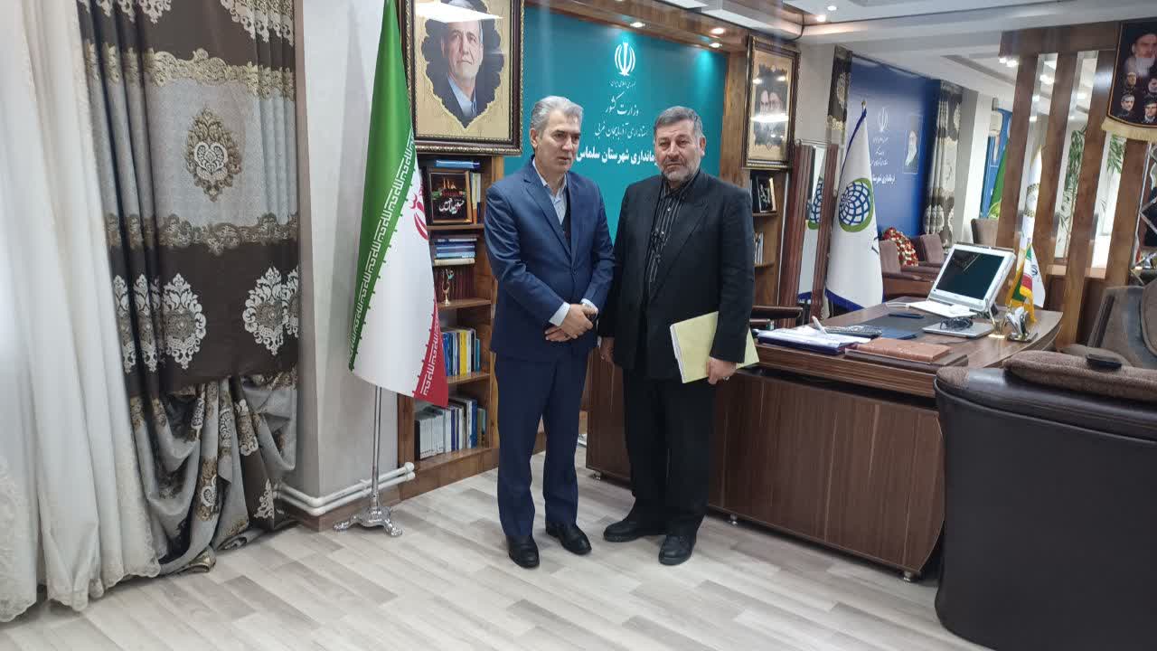 گزارش اقدامات مخابرات شهرستان سلماس در دیدار با فرماندار