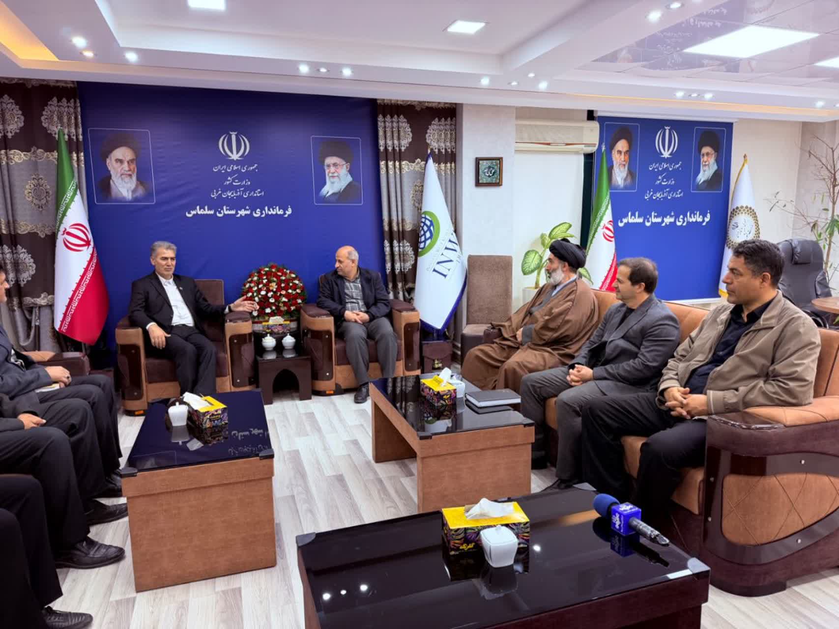 دیدار مدیرکل کمیته امداد آذربایجان‌غربی با فرماندار سلماس