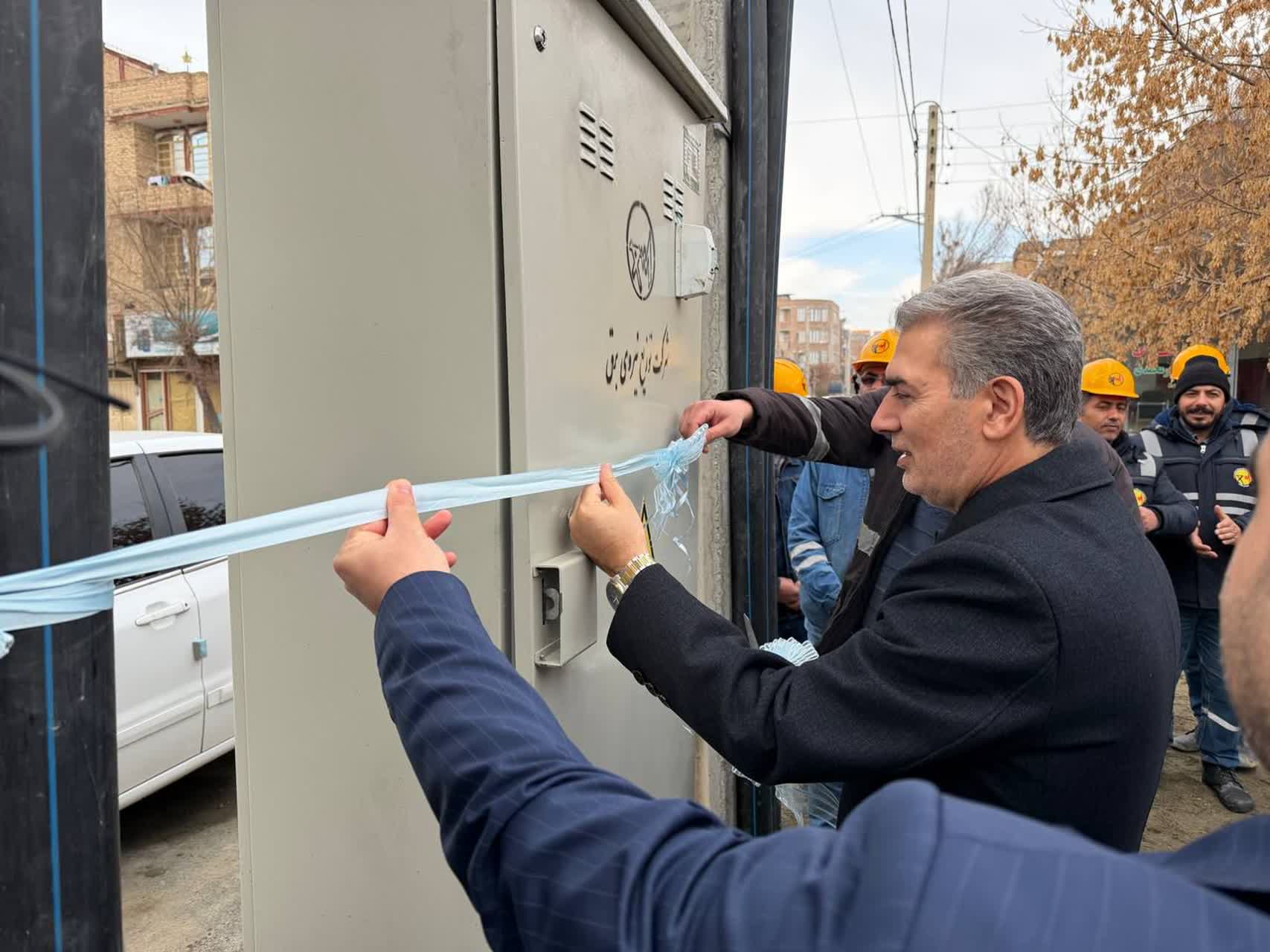 بهره‌برداری از پست هوایی خیابان بهشتی تقاطع رازی در سلماس