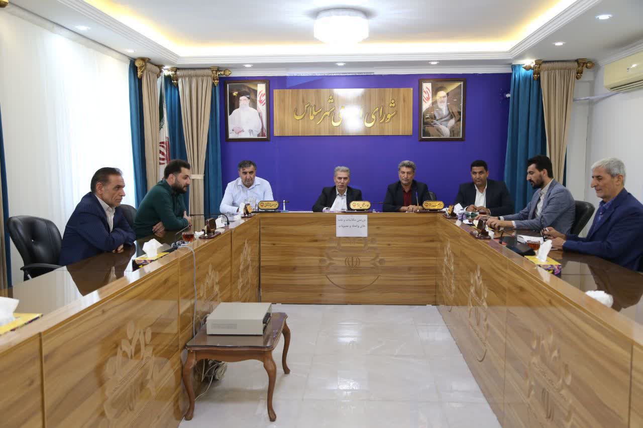 برگزاری انتخابات هیئت رئیسه شورای اسلامی شهر سلماس با حضور فرماندار