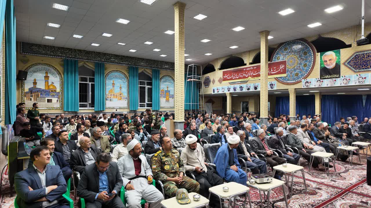 برگزاری مراسم اولین سالگرد شهادت سیدالشهدا‌ی مقاومت در سلماس