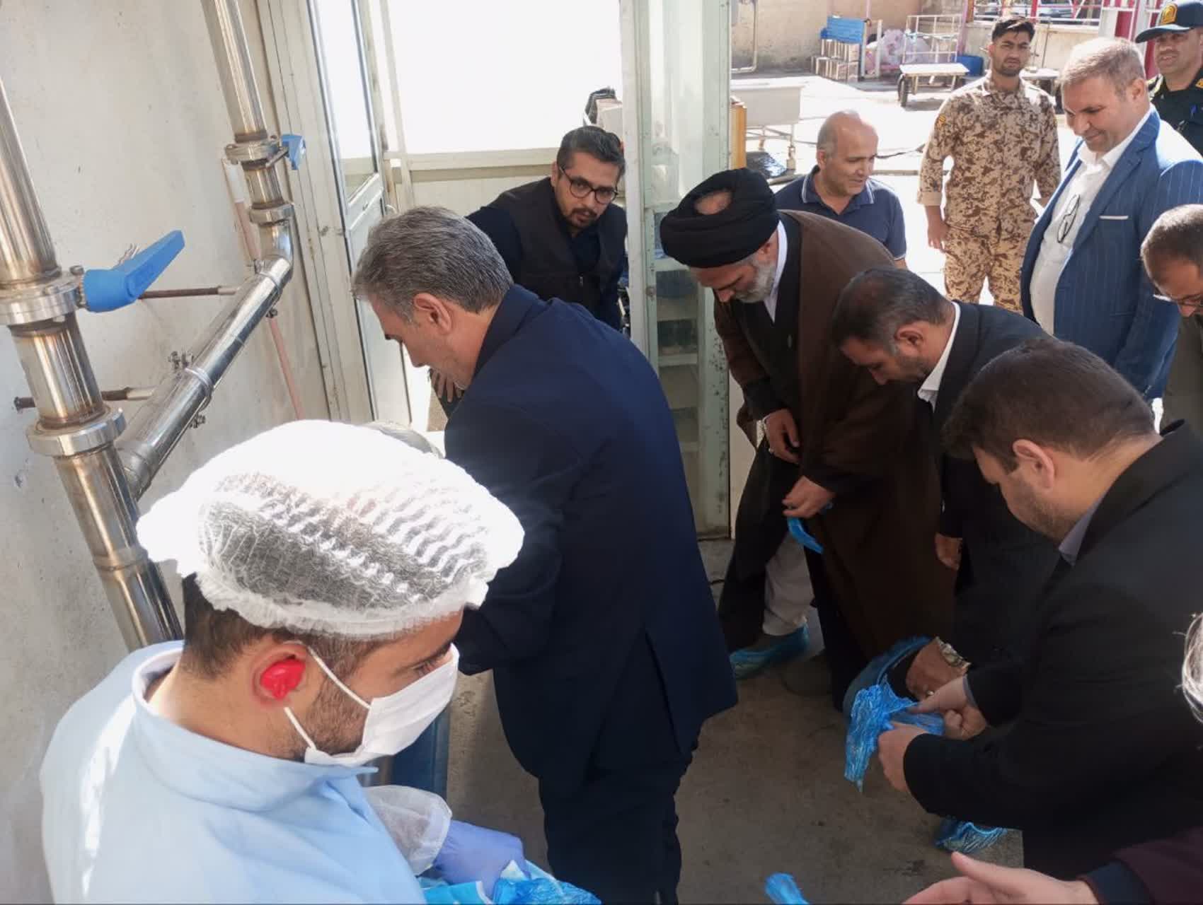 📌 #دوشنبه‌های_تولید | بازدید فرماندار سلماس از شرکت هامون شیر