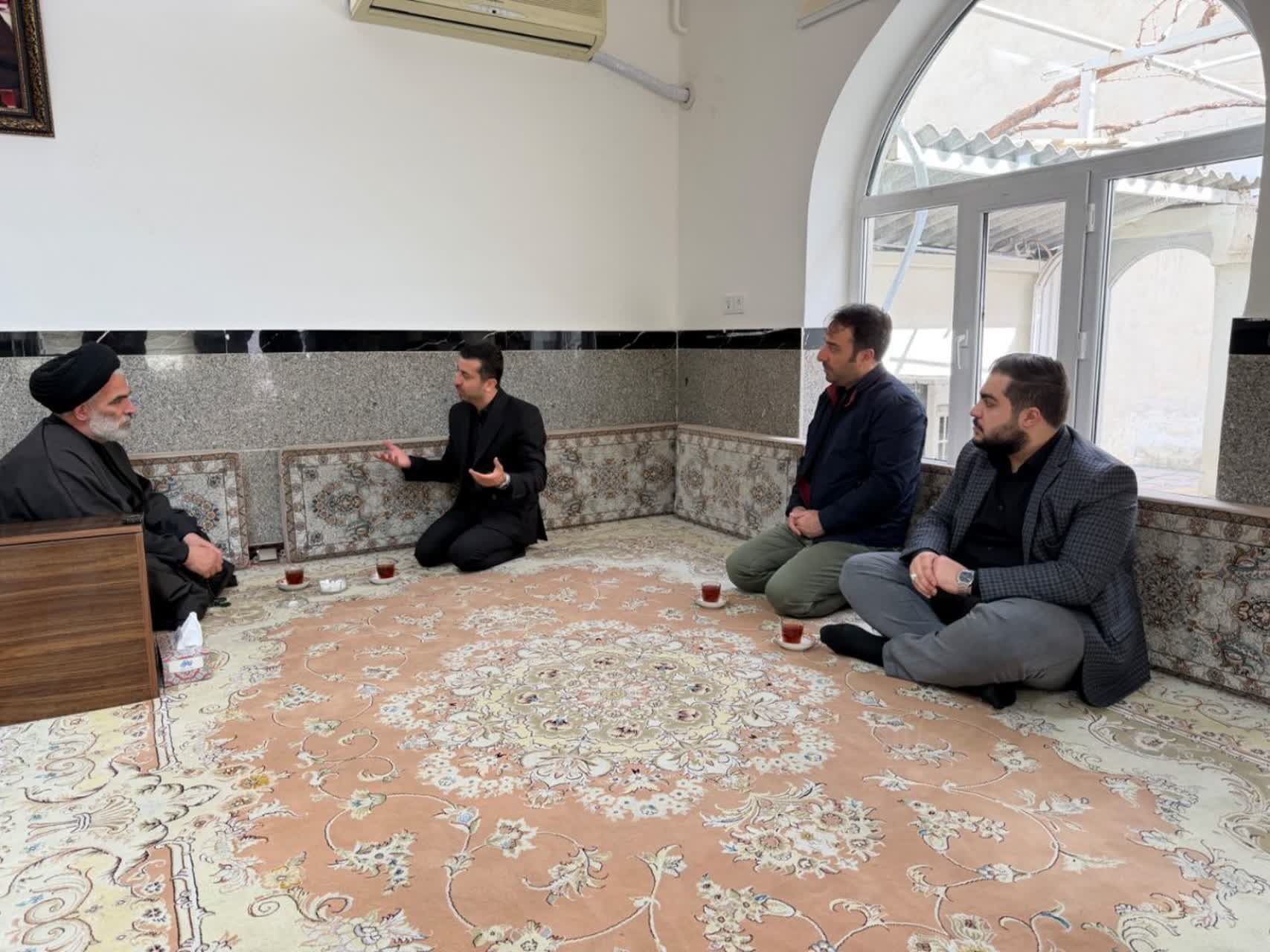 رئیس خبرگزاری جمهوری اسلامی در آذربایجان‌غربی با امام جمعه سلماس دیدار کرد