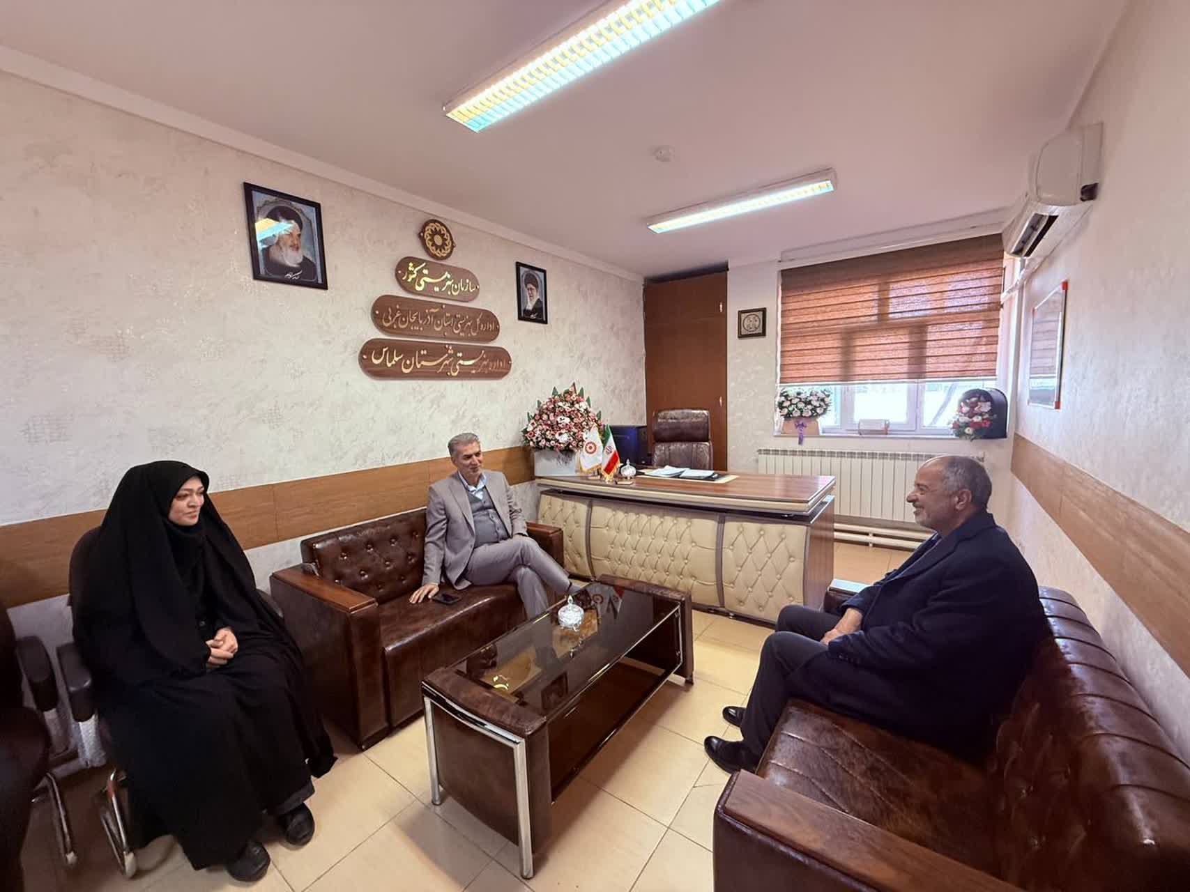 🔻بازدید سرزده فرماندار شهرستان سلماس به همراه نماینده مردم شریف سلماس در مجلس شورای اسلامی از اداره بهزیستی