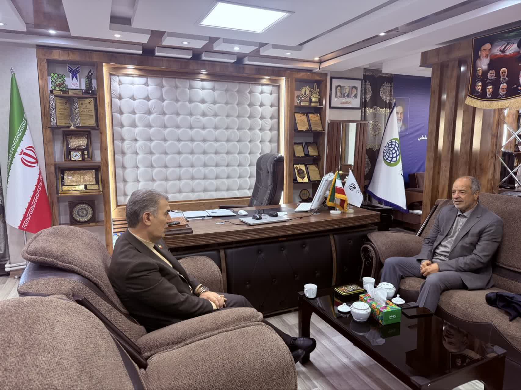 دیدار نماینده مجلس با فرماندار سلماس