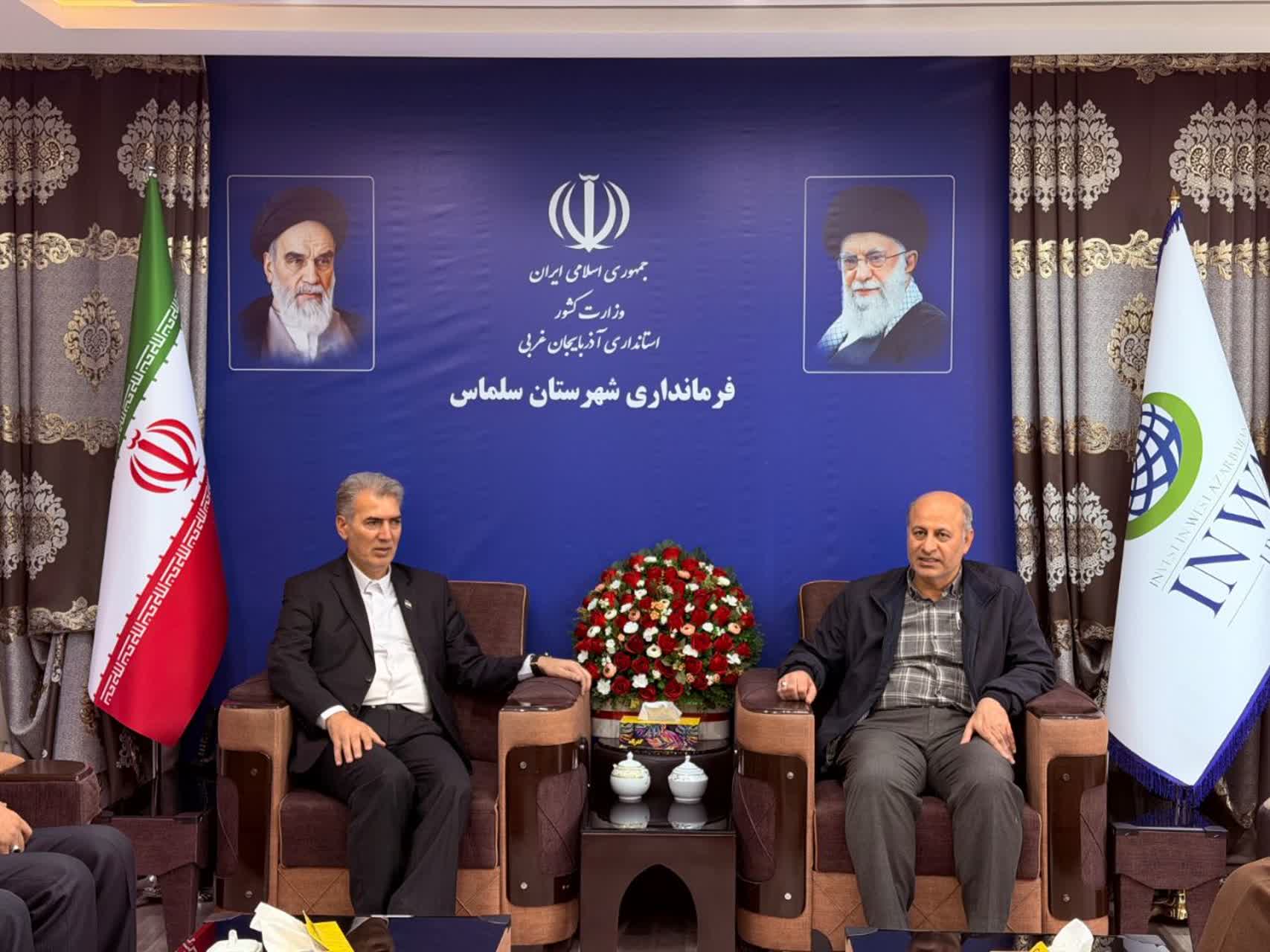 دیدار مدیرکل کمیته امداد آذربایجان‌غربی با فرماندار سلماس