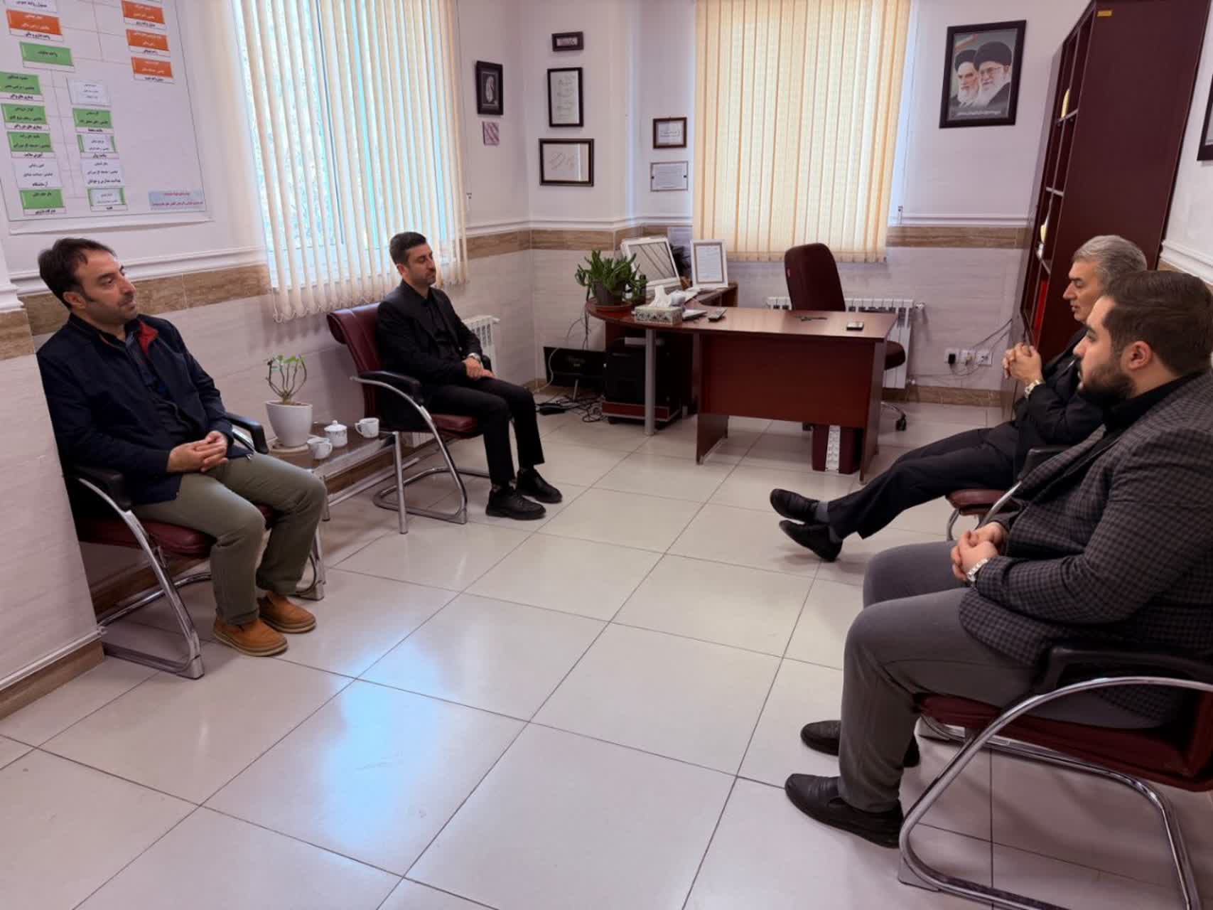 دیدار رئیس خبرگزاری جمهوری اسلامی آذربایجان‌غربی با فرماندار سلماس