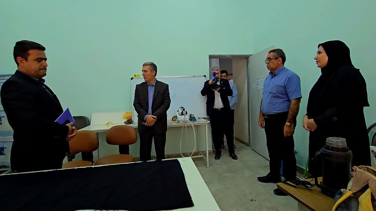 🔹 بازدید سرزده فرماندار سلماس از ادارات فنی‌وحرفه‌ای و برق شهرستان