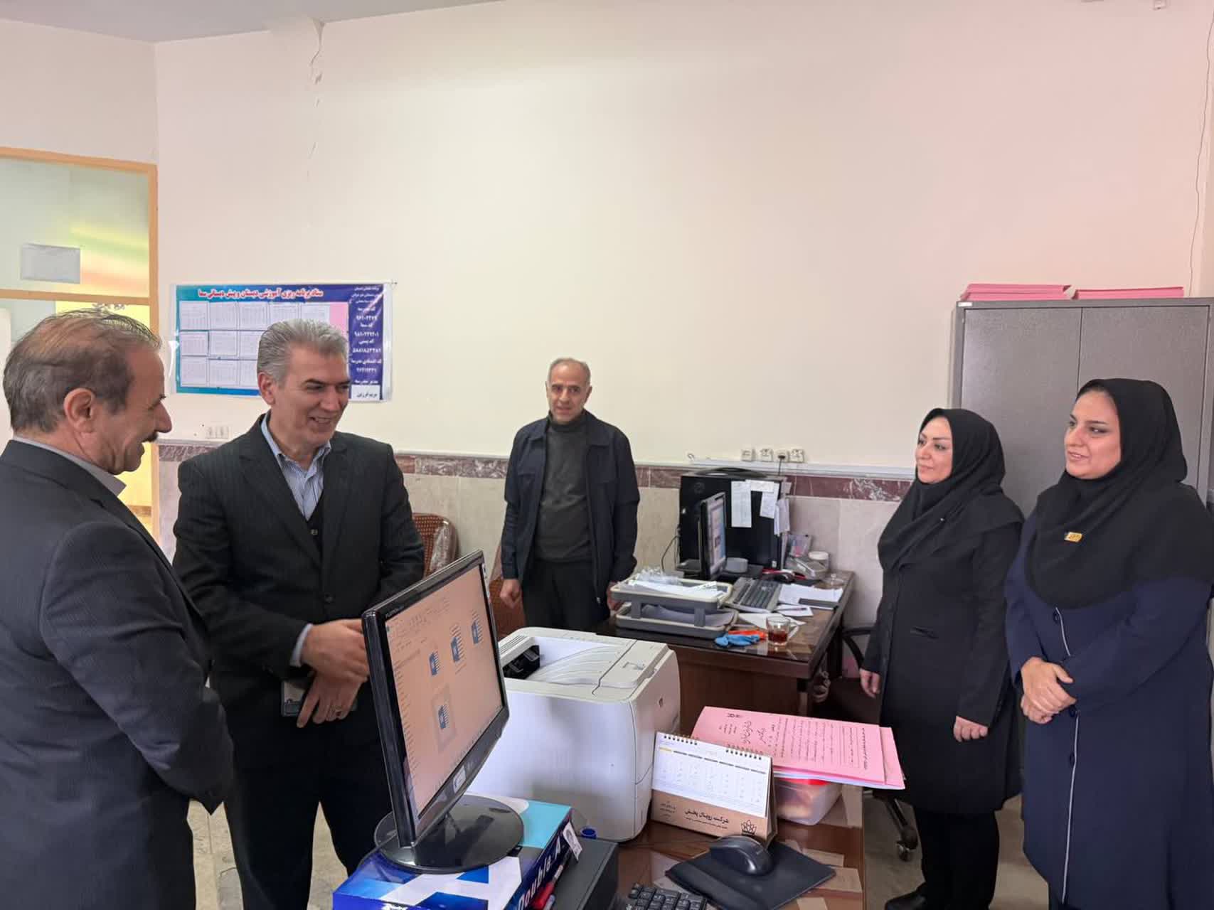 بازدید فرماندار شهرستان سلماس از مدرسه سما دانشگاه آزاد اسلامی واحد سلماس