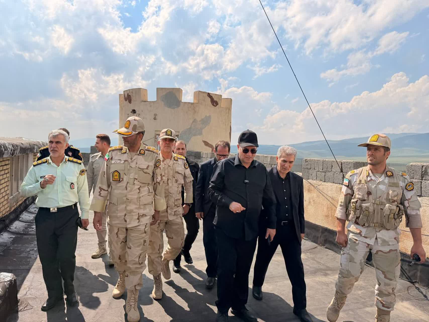 بازدید استاندار آذربایجان‌غربی از پایانه مرزی کوزه‌رش سلماس