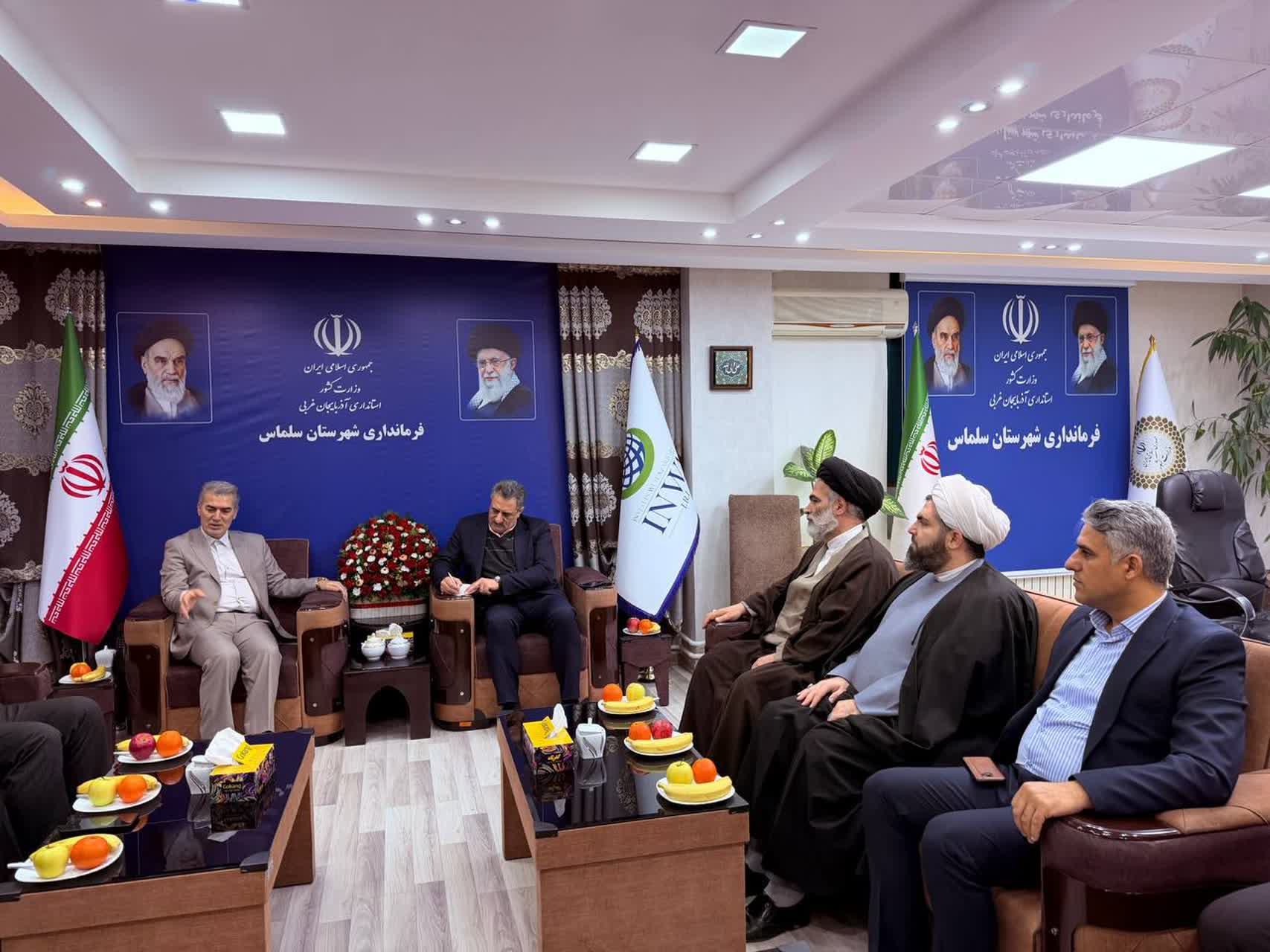 🔹دیدار معاون وزیر و رئیس سازمان امور عشایری کشور با مسئولان شهرستان سلماس