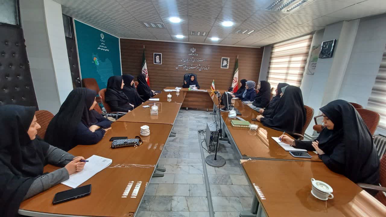 برگزاری جلسه کمیته زنان و خانواده ستاد گرامیداشت دهه فجر با محوریت نقش‌آفرینی بانوان در مناسبت‌های ملی و انقلابی