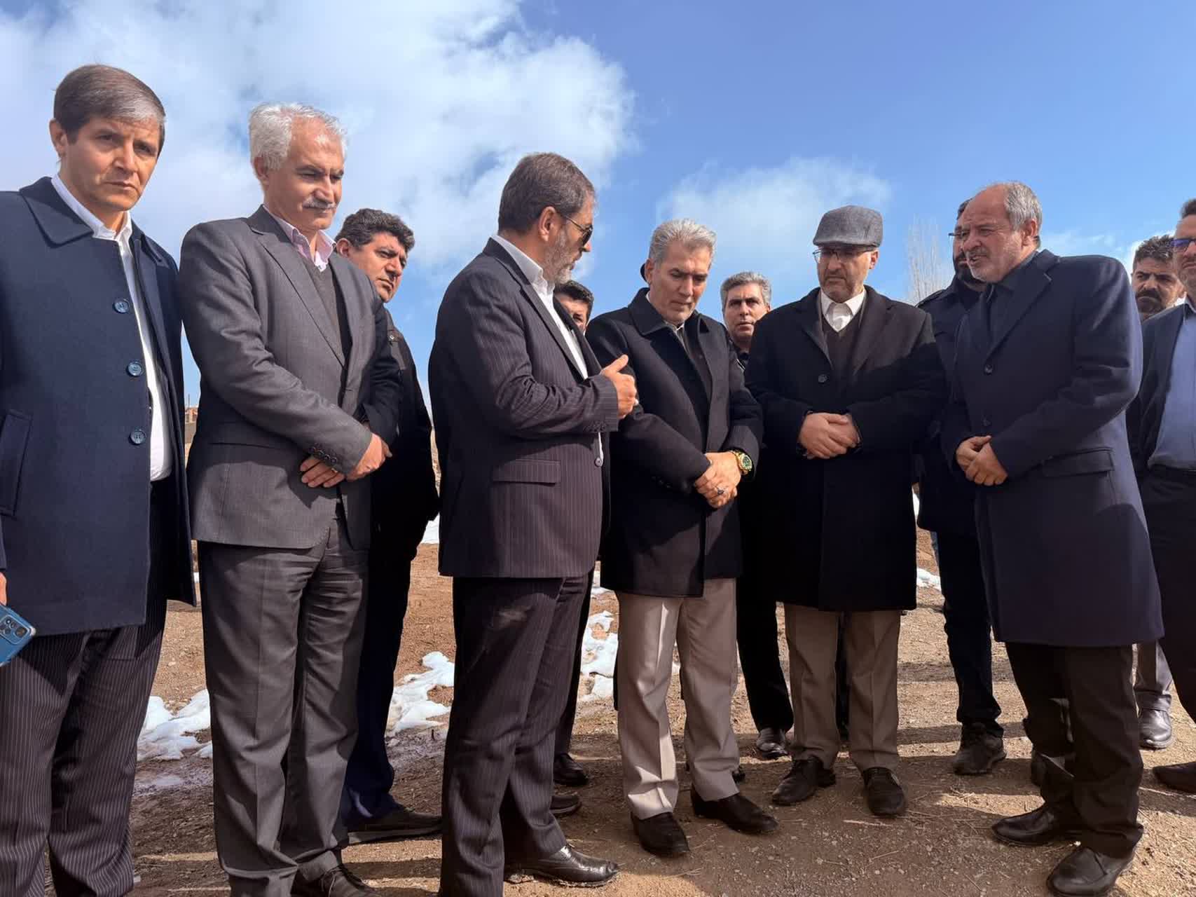 🇮🇷چهل و هفتمین فجر پیروزی🇮🇷  🔹بازدید مسئولان استانی از پایاب سد دیرعلی سلماس