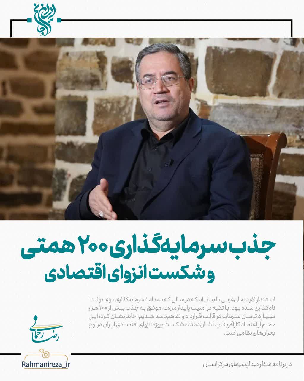 جذب سرمایه‌گذاری 200 همتی و شکست انزوای اقتصادی