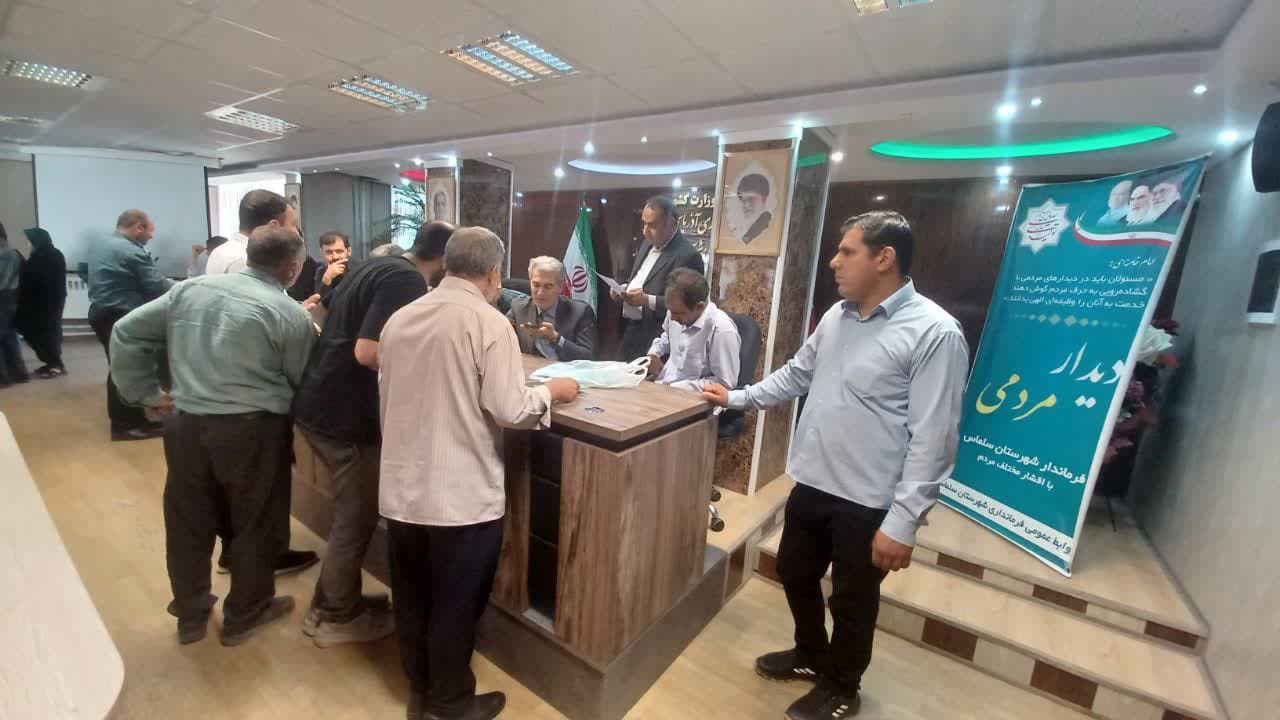 🔷 برگزاری ملاقات مردمی فرماندار شهرستان سلماس