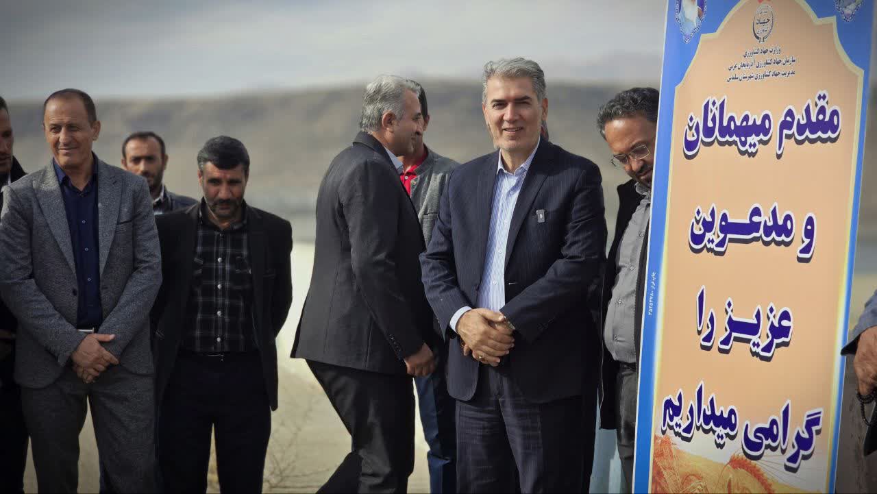 🔰برگزاری کاروان ترویجی کشاورزی با حضور فرماندار سلماس در سد دریک تازه‌شهر