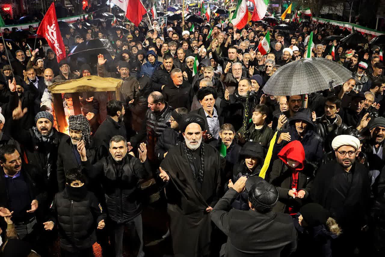 🇮🇷بیست و چهارمین موج پدافند مردمی سلماس زیر بارش رحمت الهی.