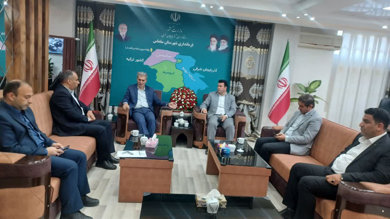 🔻دیدار عضو هیئت‌مدیره شرکت بازآفرینی شهری ایران با فرماندار سلماس
