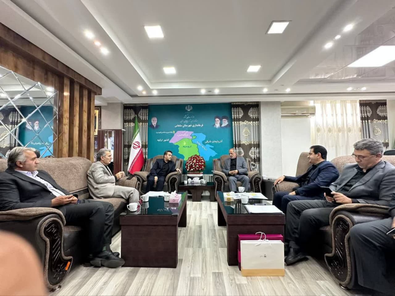 🔰دیدار مدیرکل بنیاد مسکن آذربایجان‌غربی با فرماندار سلماس با محوریت بررسی پروژه‌های عمرانی روستایی