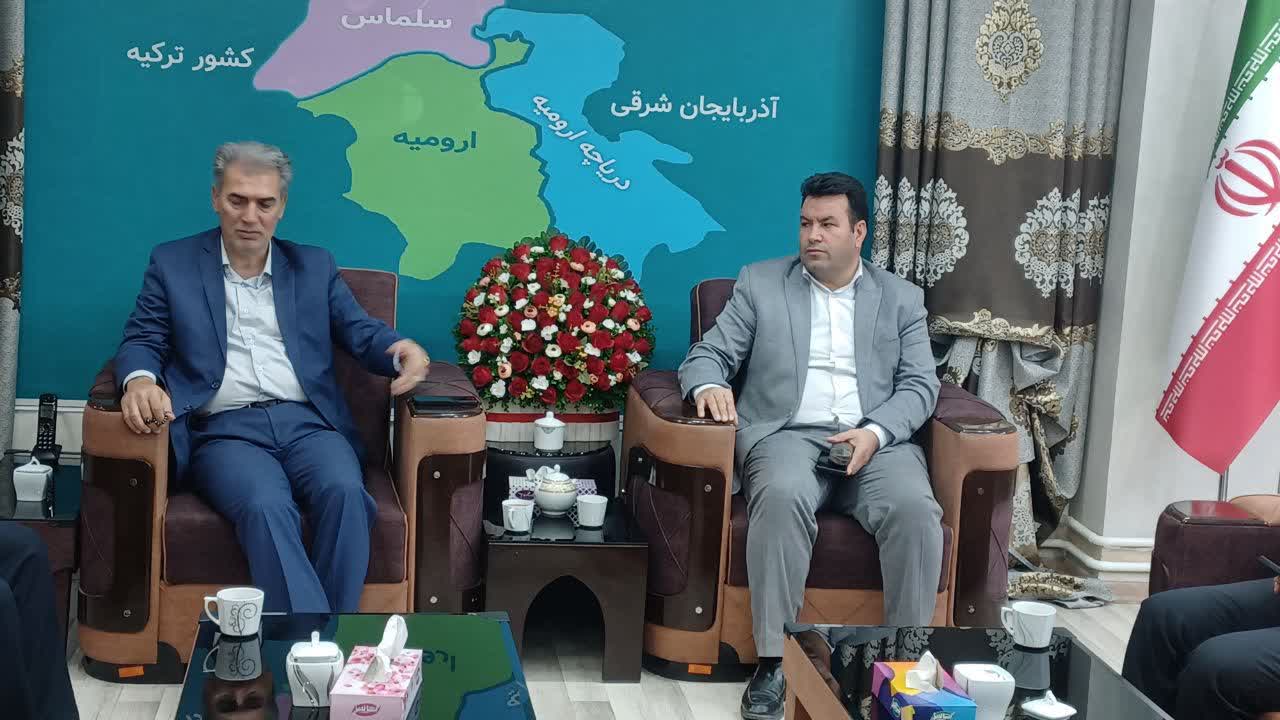 🔻دیدار عضو هیئت‌مدیره شرکت بازآفرینی شهری ایران با فرماندار سلماس