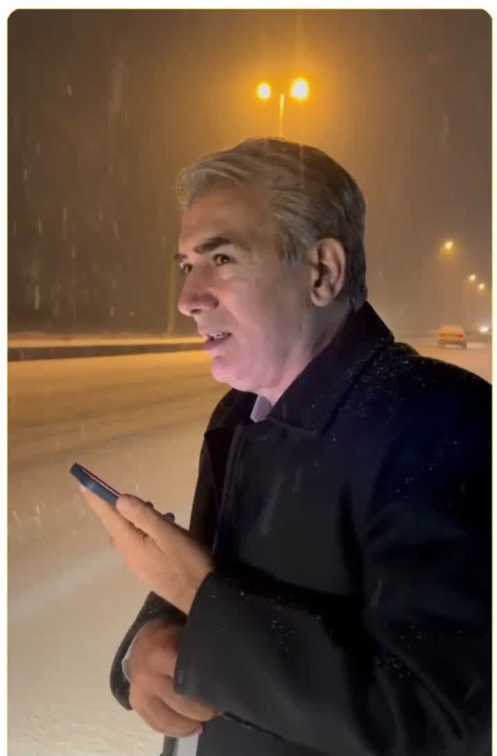 ⭕️ بازدید شبانه فرماندار سلماس از محورهای مواصلاتی