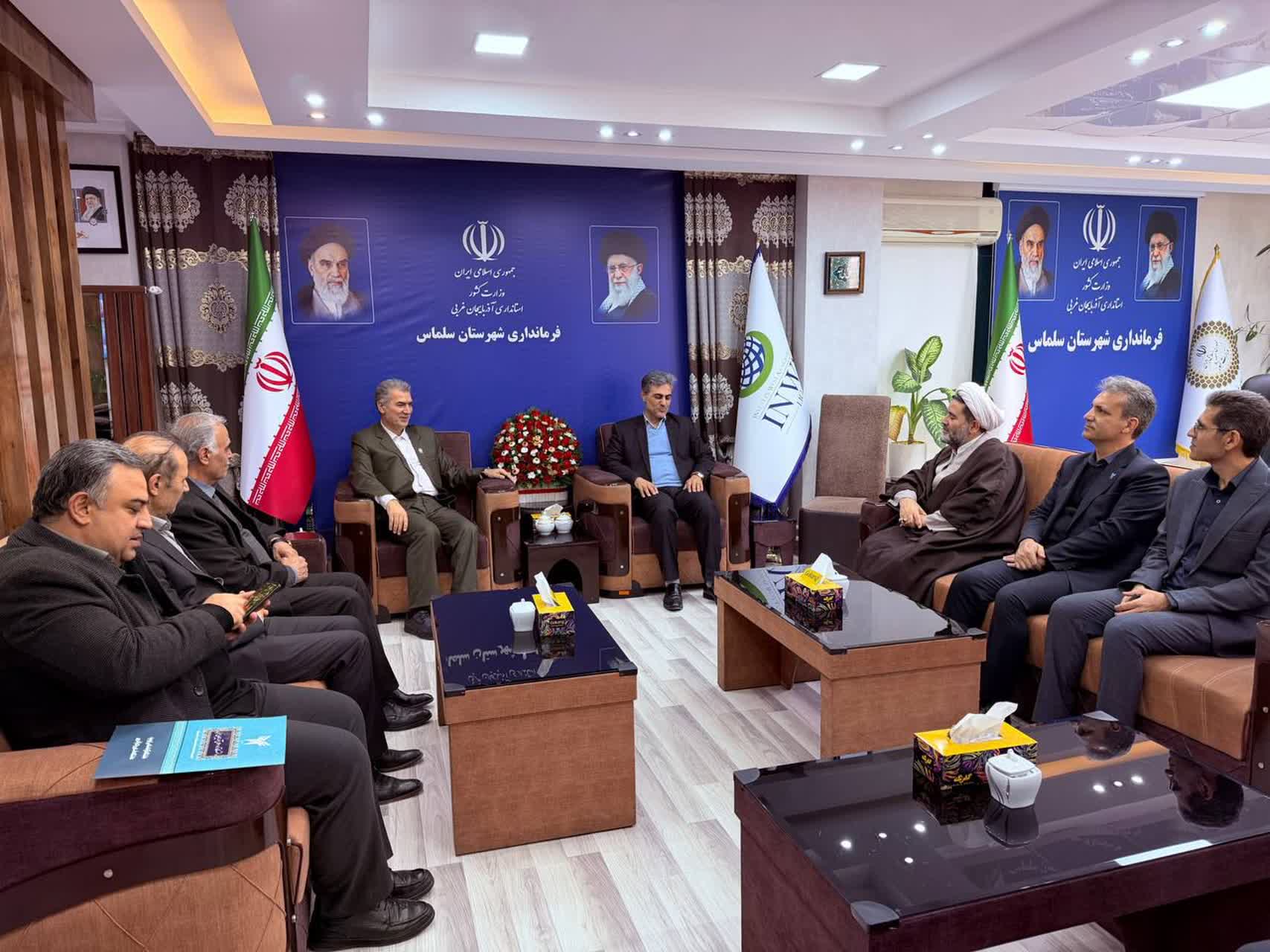 🔹️دیدار رئیس دانشگاه آزاد اسلامی آذربایجان‌غربی با فرماندار سلماس