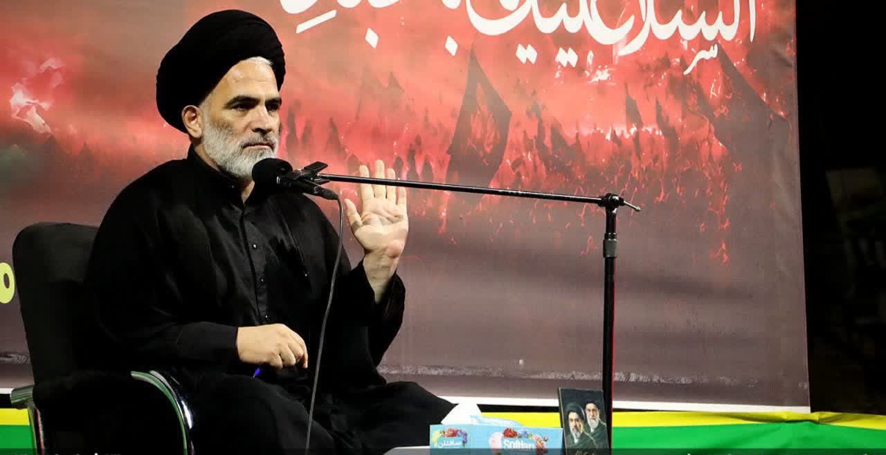 🏴 حضور فرماندار سلماس در تجمع شبانه عزاداران حسینی