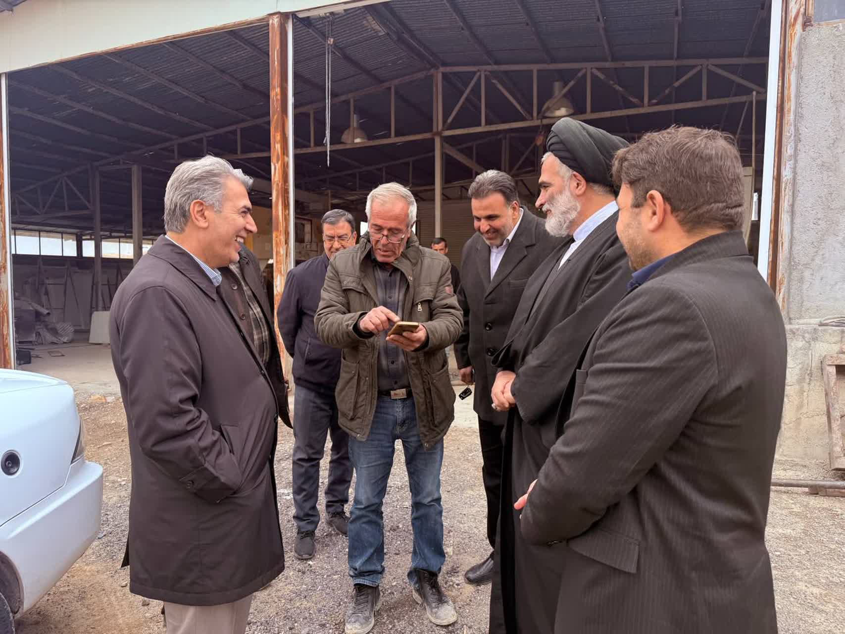 #حمایت_از_تولید  بازدید فرماندار سلماس به همراه امام جمعه و اعضای کارگروه رفع موانع تولید از معدن سنگ مرمر روستای آجواج انجام شد