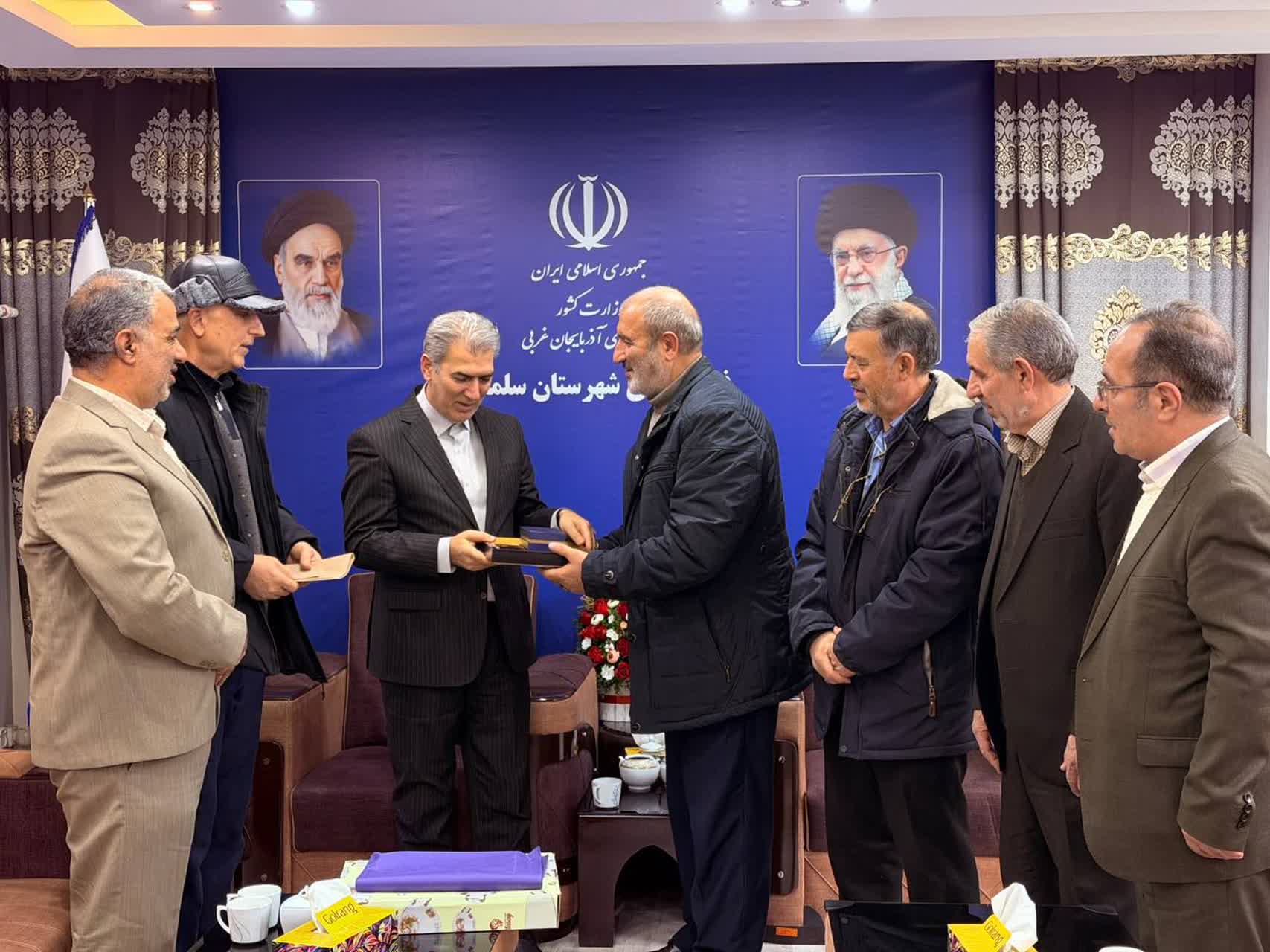 دیدار رئیس ستاد بازسازی عتبات عالیات استان با فرماندار شهرستان سلماس