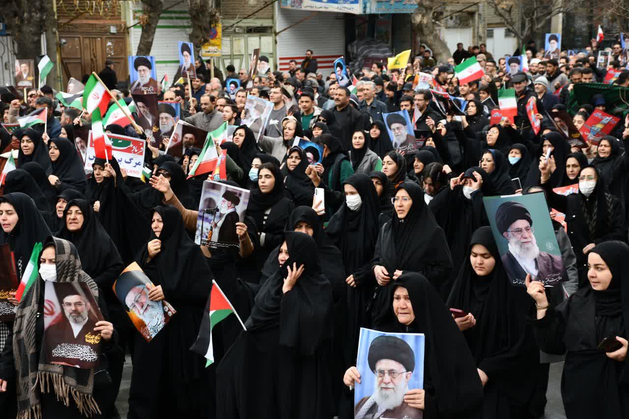 💠خروش یکپارچه و کم نظیر سلماسی ها؛محکومیت جنایات رژیم صهیونیستی،حمایت قاطع از فلسطین در آخرین جمعه ماه مبارک رمضان🌙.