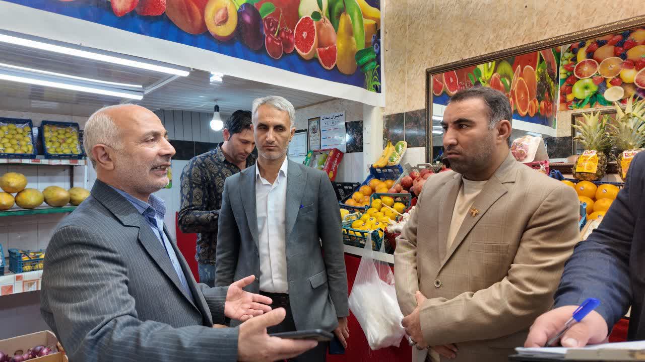 ⭕️ بازدید مسئولان شهرستان سلماس از بازار و بررسی وضعیت قیمت‌ها و توزیع کالاهای اساسی